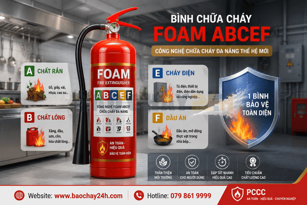 Thanh phan cau tao cua binh chua chay dang foam